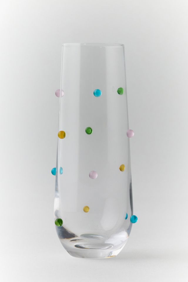 Dotted 10 oz Drinking Glass Set #2