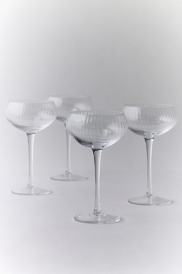 Classic Stemmed 8 oz Coupe Cocktail Glass Set #1