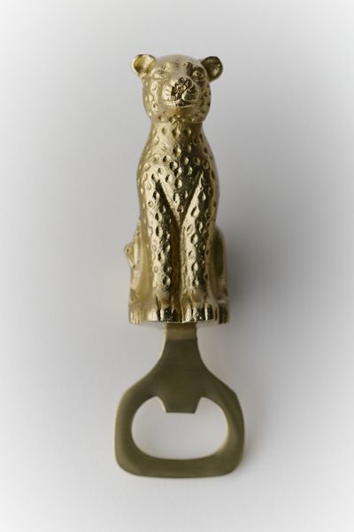 Cheetah Shaped Bottle Opener