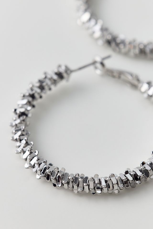 Detour Textured Hoop Earrings #1