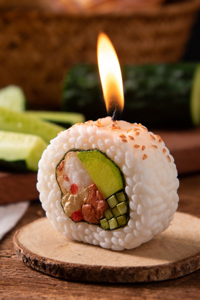 Southlake Gifts California Roll Sushi Candle