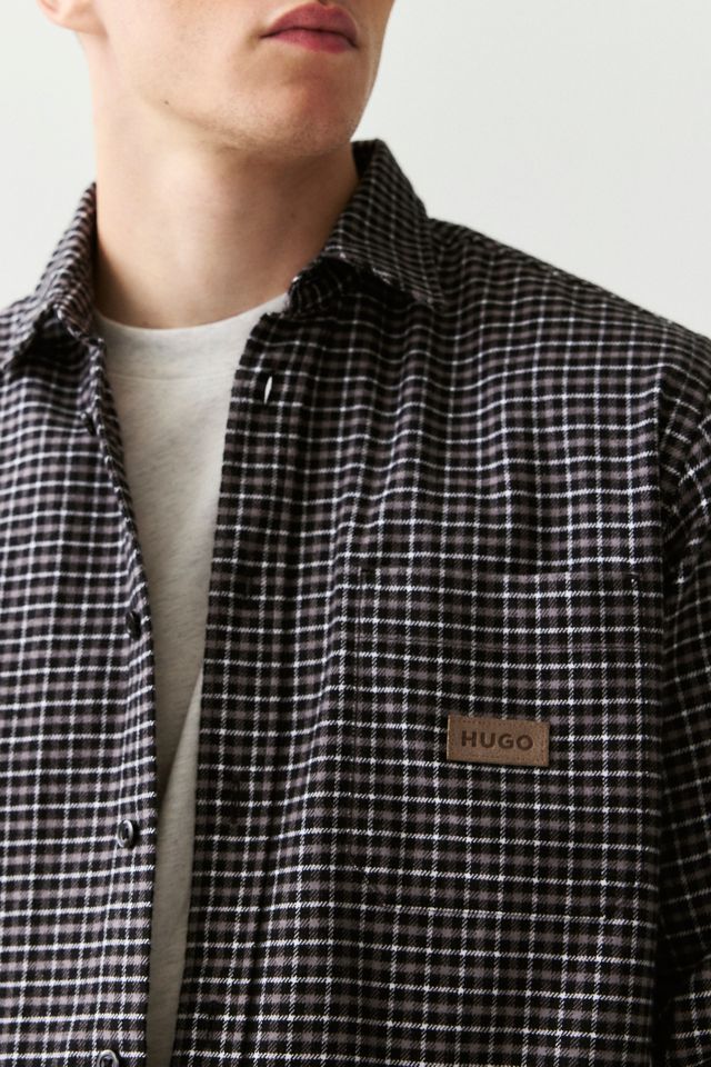 Chemise à carreaux à manches longues HUGO BOSS #2