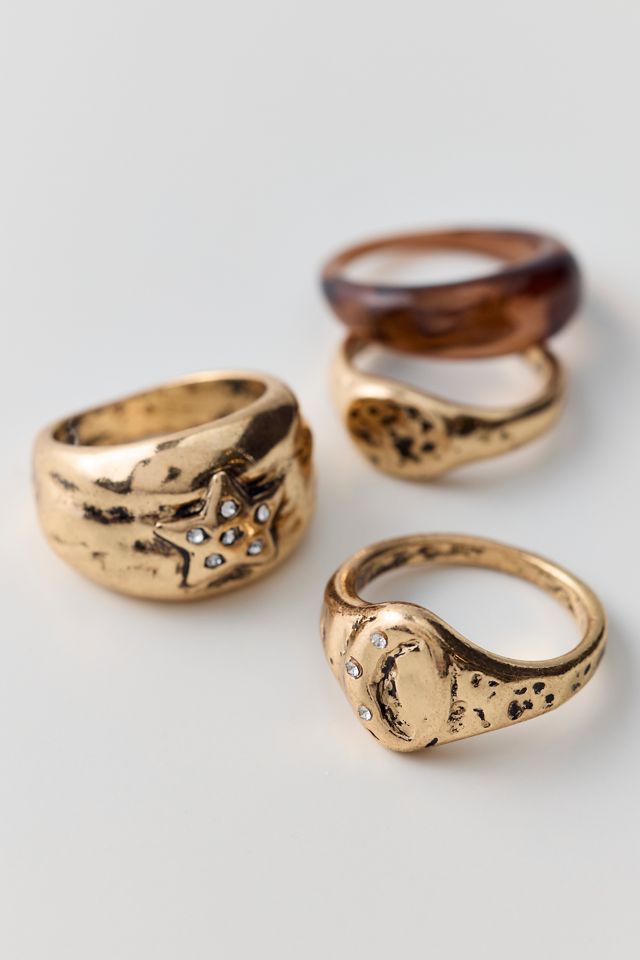 Perfect Places Mixed Materials Rings Set #1