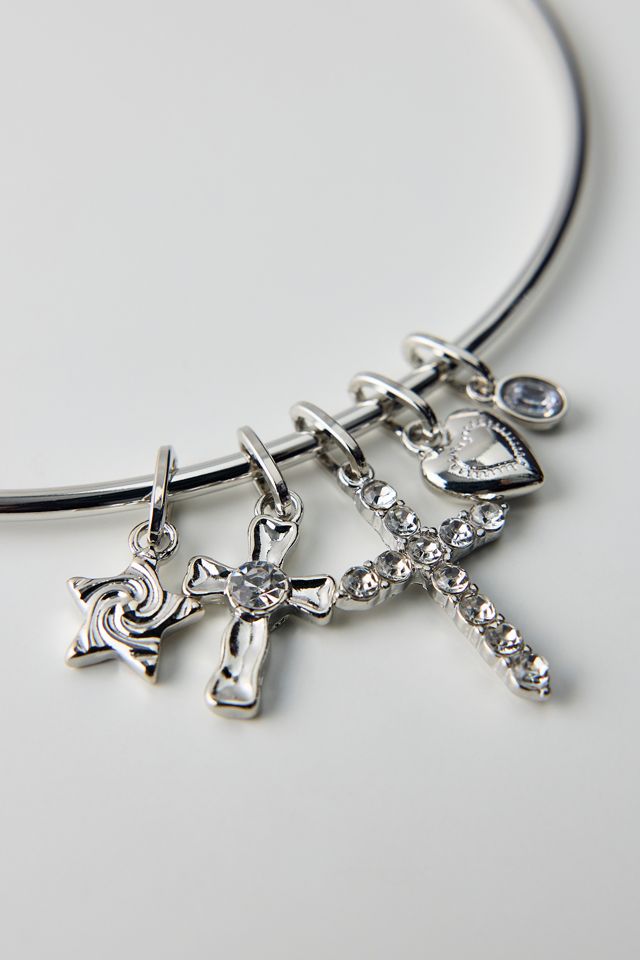 Collier ras-de-cou rigide à breloques Mix & Match #1