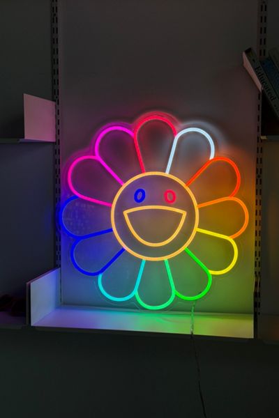 Echo Neon Smiley Sunflower Neon Sign