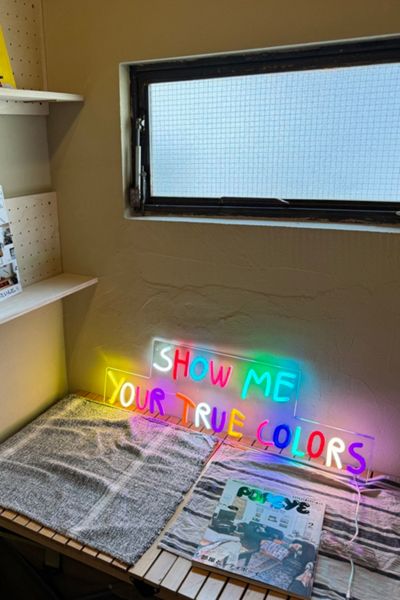 Echo Neon Show Me Your True Colors Neon Sign