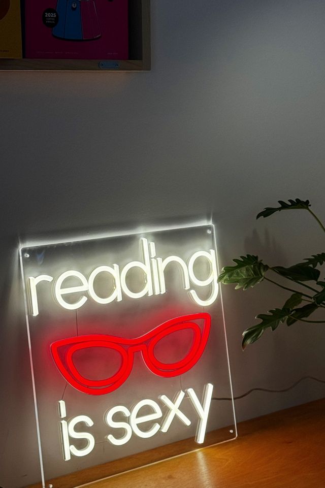Echo Neon Reading Is Sexy Neon Sign #1