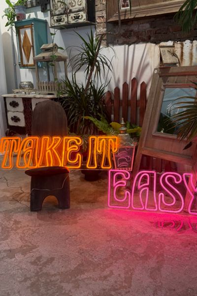 Echo Neon Take It Easy Neon Sign