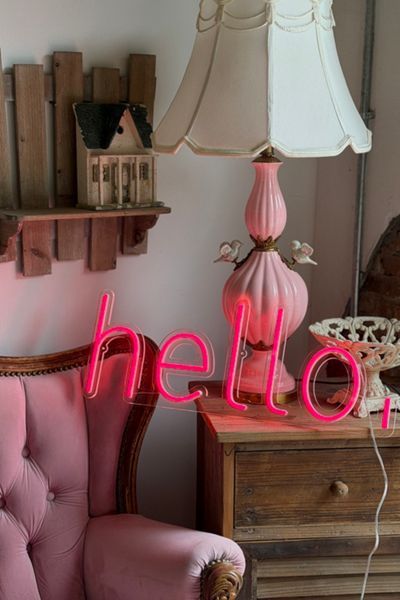 Echo Neon Hello Neon Sign