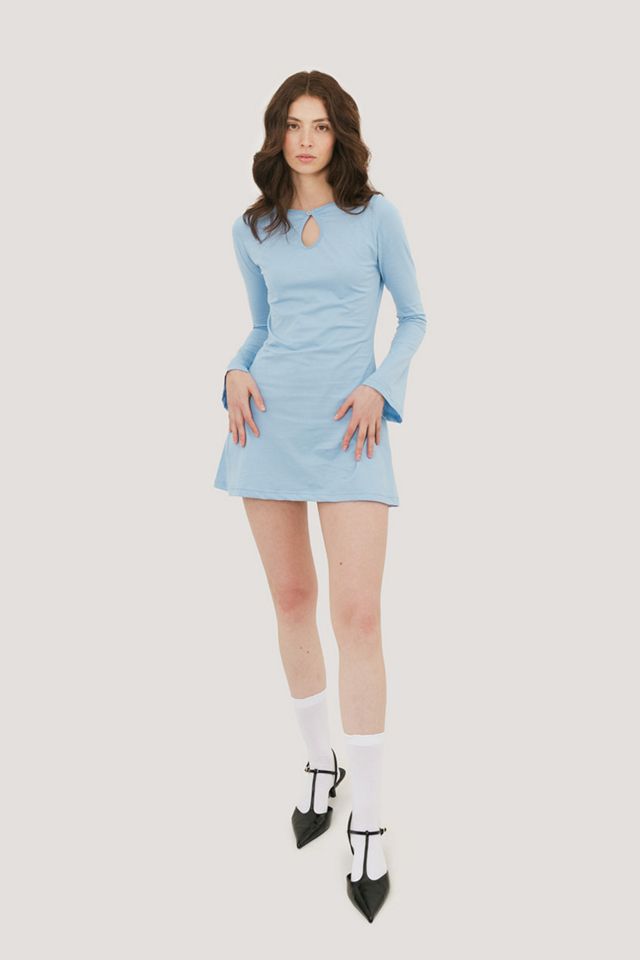 Mpaz Studio Lucia Keyhole Long Sleeve Mini Dress #3