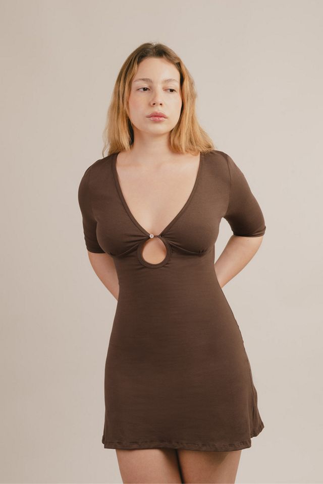 Mpaz Studio Millie Keyhole 3/4 Sleeve Dress #2