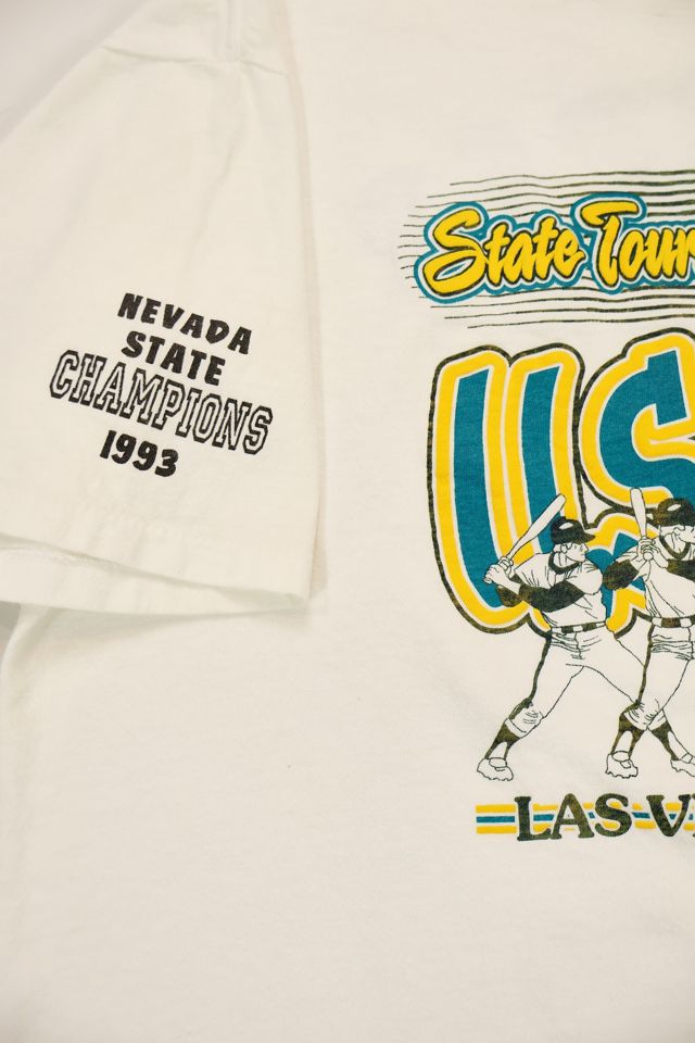 Vintage 1993 Nevada Baseball State Tournament Tee #4