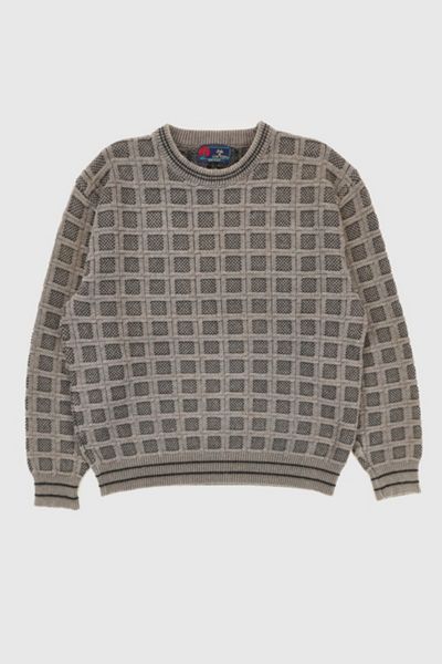 Vintage Block Pattern Sweater