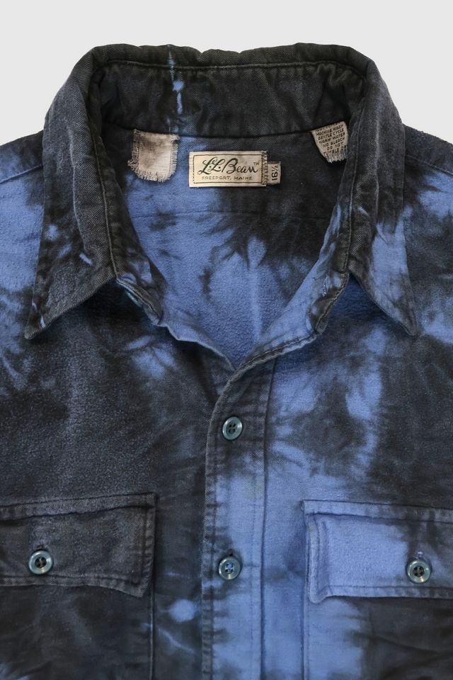 Vintage L.L. Bean Dyed Flannel Button-Down Shirt #3