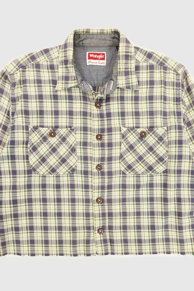 Vintage Wrangler Crop Button-Down Shirt #4
