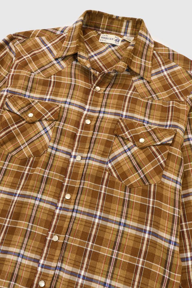Vintage Western Snap Button-Down Shirt #1