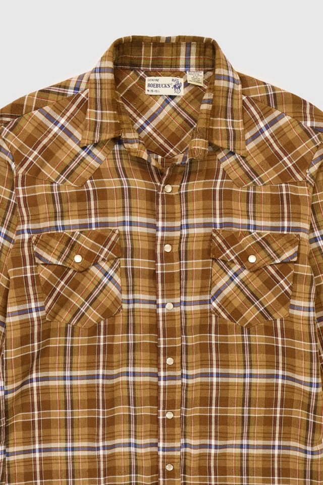 Vintage Western Snap Button-Down Shirt #4