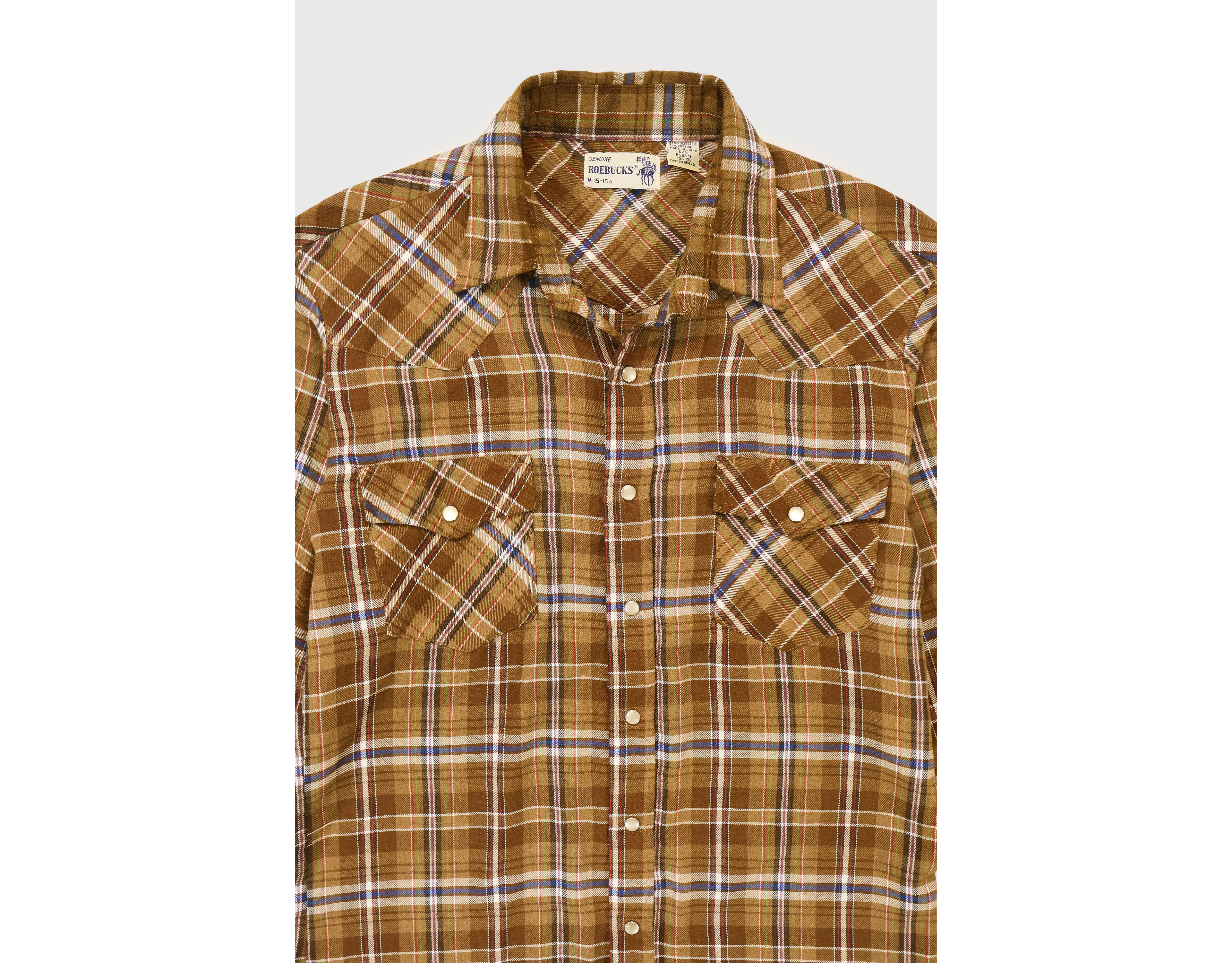 Vintage Western Snap Button-Down Shirt
