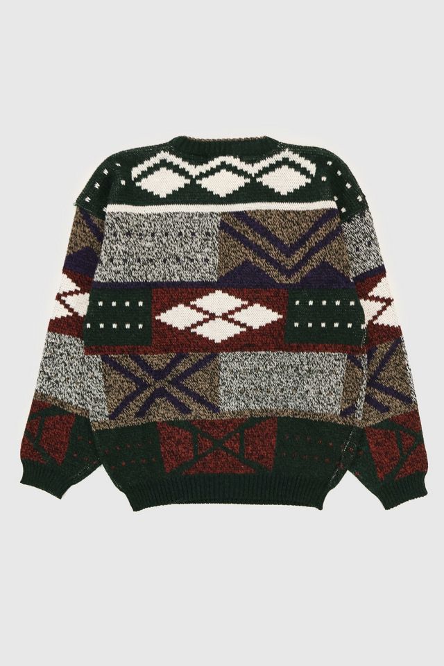 Vintage Geo Pattern Sweater #1