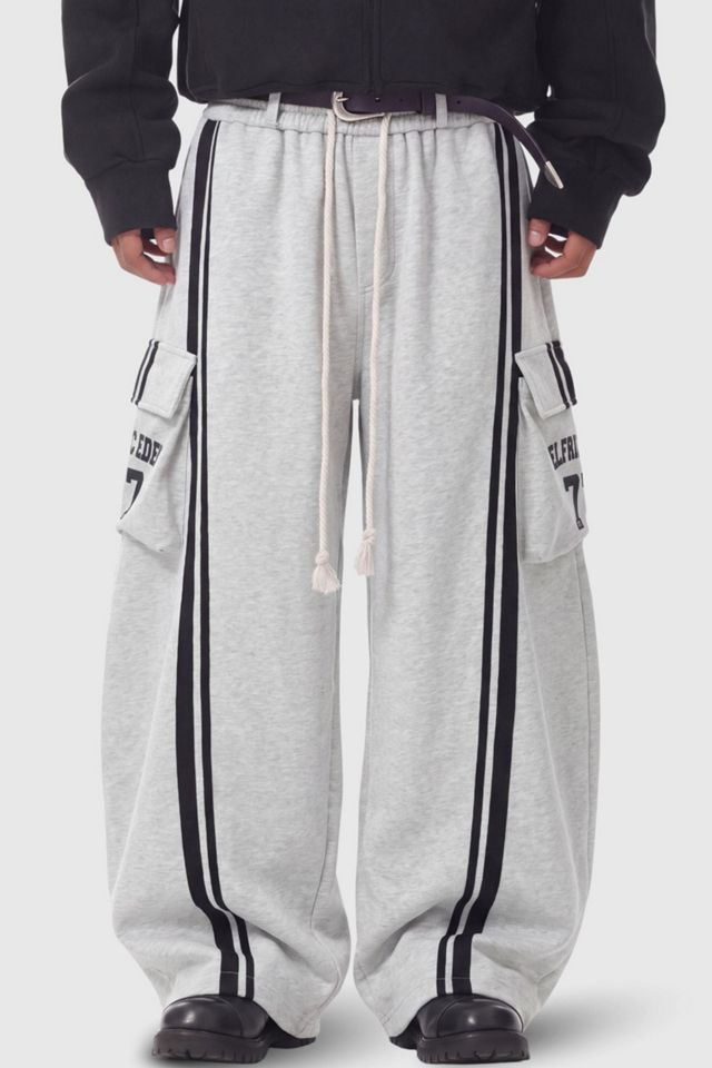 Aelfric Eden Stripe Panel Baggy Barrel Sweatpants #1