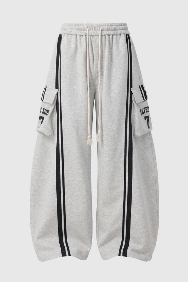 Aelfric Eden Stripe Panel Baggy Barrel Sweatpants #3