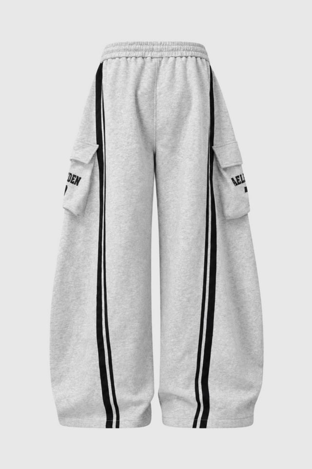 Aelfric Eden Stripe Panel Baggy Barrel Sweatpants #4