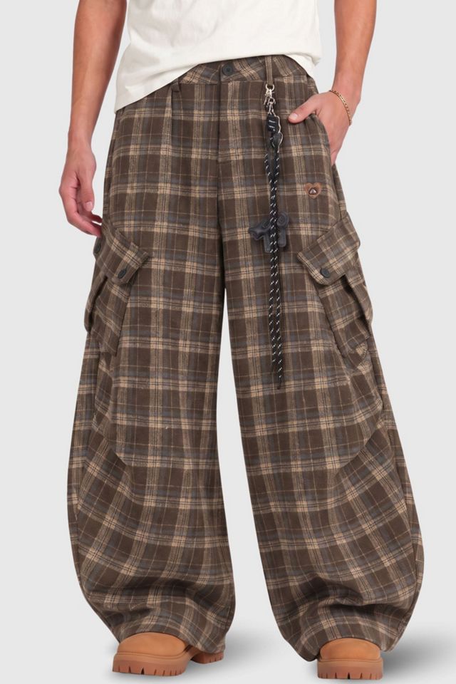 Aelfric Eden Plaid Baggy Barrel Pants #1