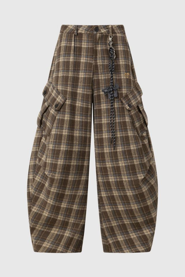 Aelfric Eden Plaid Baggy Barrel Pants #3