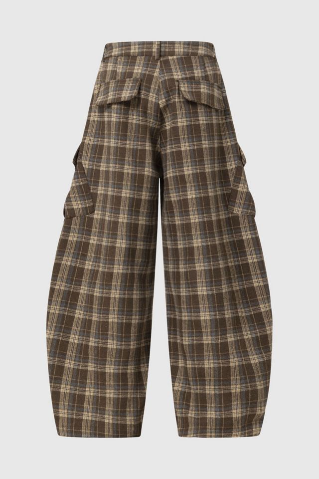 Aelfric Eden Plaid Baggy Barrel Pants #4