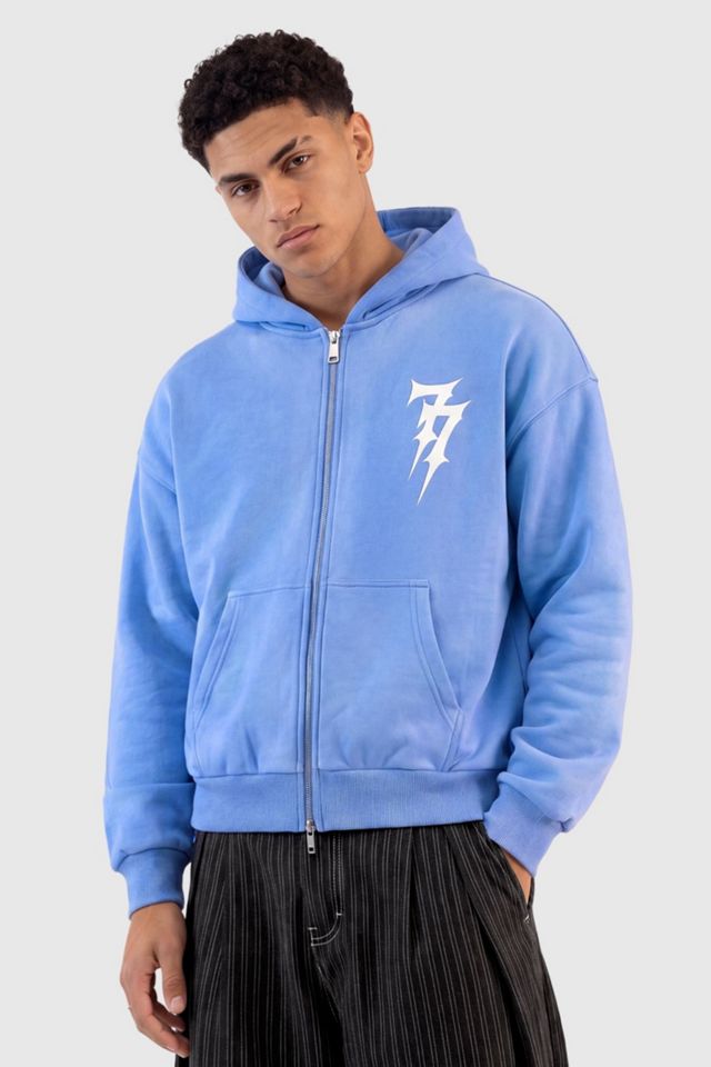 Aelfric Eden Boxy Washed Zip Up Hoodie #1