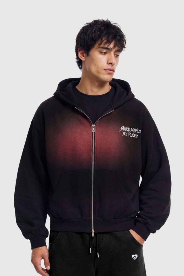 Aelfric Eden Boxy Rhinestone Zip Up Hoodie #2