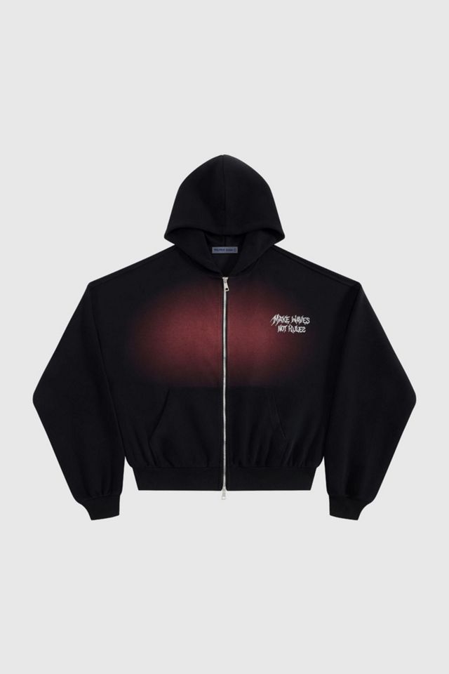 Aelfric Eden Boxy Rhinestone Zip Up Hoodie #3