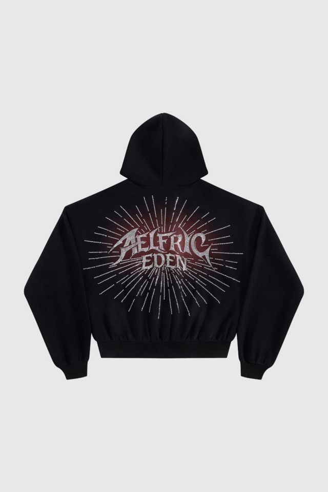 Aelfric Eden Boxy Rhinestone Zip Up Hoodie #4