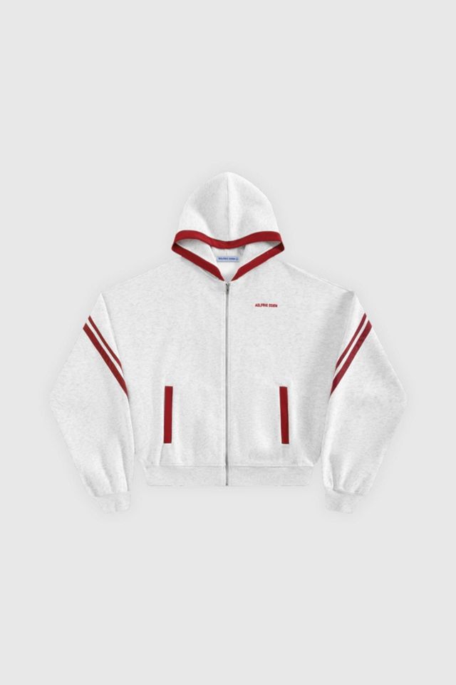 Aelfric Eden Boxy Contrast Stripe Zip Up Hoodie #3