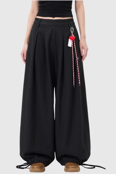 Aelfric Eden Baggy Pleated Drawstring Pants