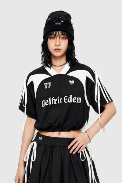 Aelfric Eden 77 Sporty Drawstring Cropped Tee
