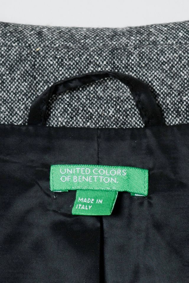 Vintage Y2k Benetton Ruched Blazer #3