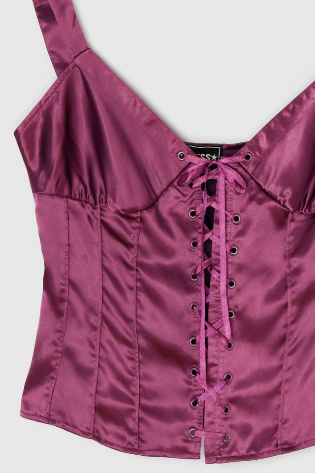 Vintage Y2k Corset with Ribbon Lacing #2