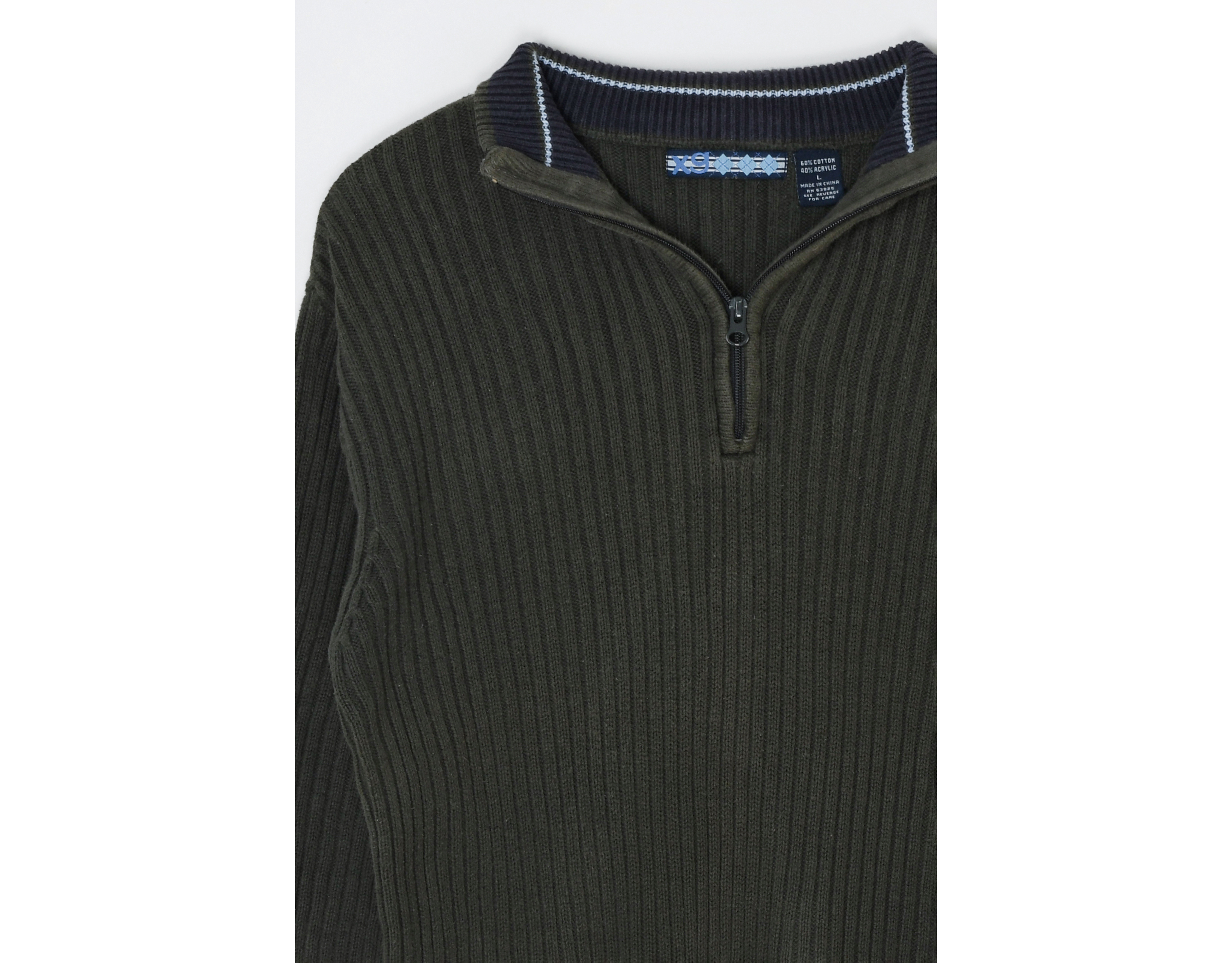 Vintage Y2k Quarter Zip Sweater