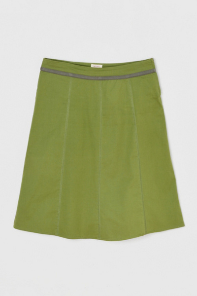 Vintage Y2k Paneled Low Rise Midi Skirt