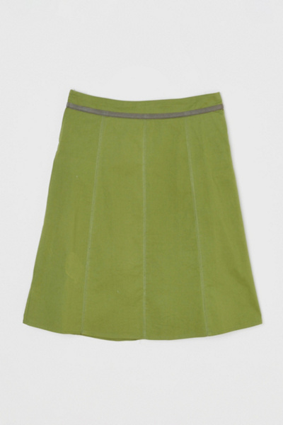 Vintage Y2k Paneled Low Rise Midi Skirt