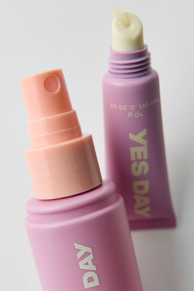 Yes Day Glow On The Go Face Mist & Lip Duo Set #1