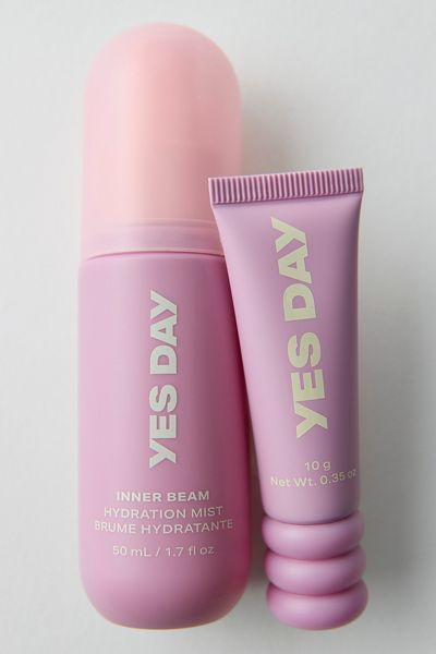 Yes Day Glow On The Go Face Mist & Lip Duo Set