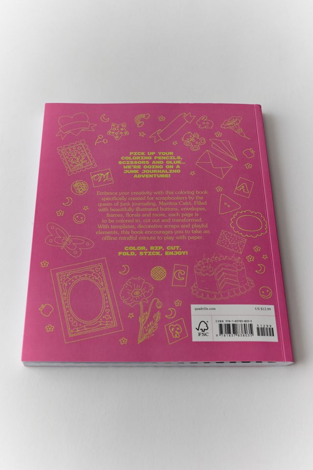 Craft & Create: A Junk Journal Coloring Adventure By Martina Calvi #4