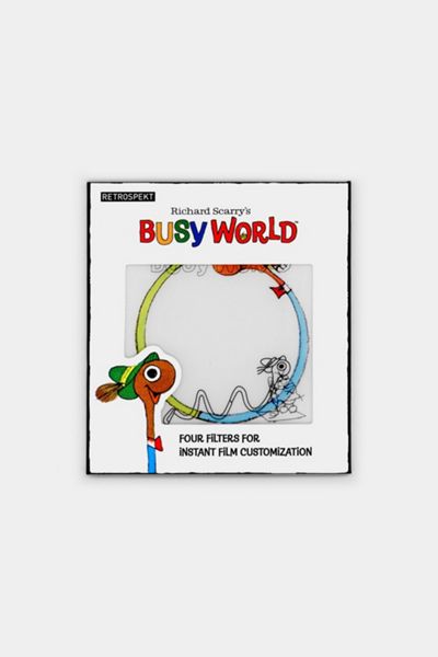 Retrospekt x Richard Scarry's Busy World Photo Filters for Instant Film Cameras (4-Pack)