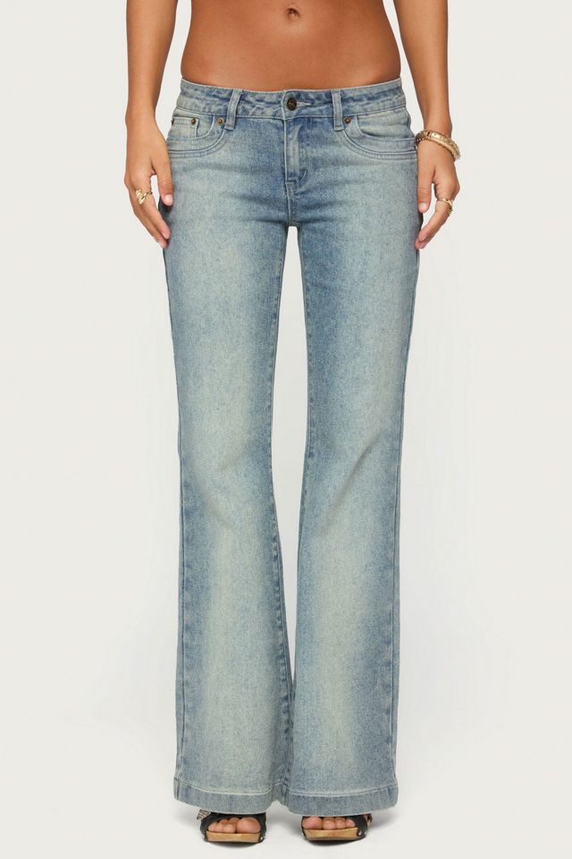 Edikted Bunni Low Rise Bootcut Jeans #2