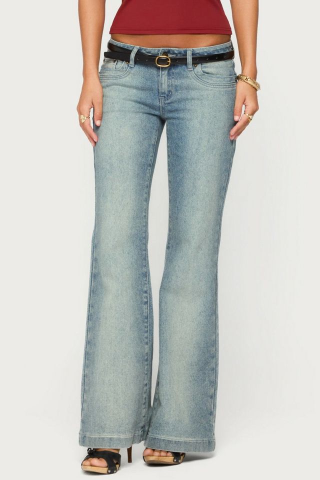Edikted Bunni Low Rise Bootcut Jeans #3
