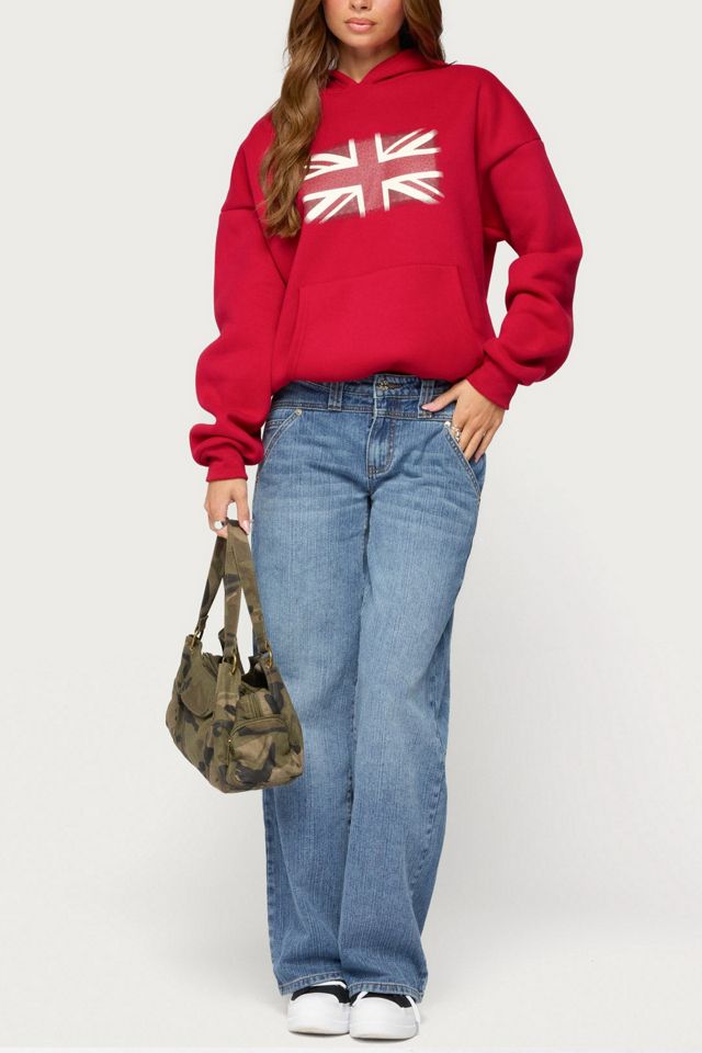Edikted Faya Baggy Low Rise Jeans #1