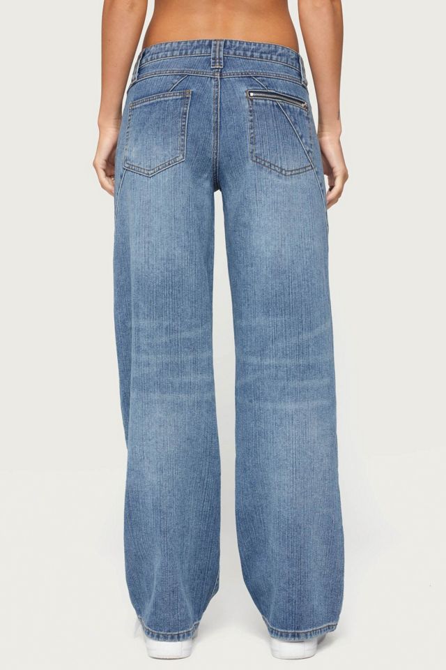 Edikted Faya Baggy Low Rise Jeans #2