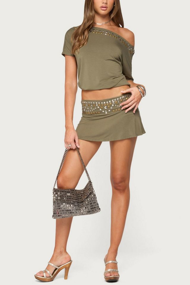 Edikted Feeva Studded Mini Skort #2